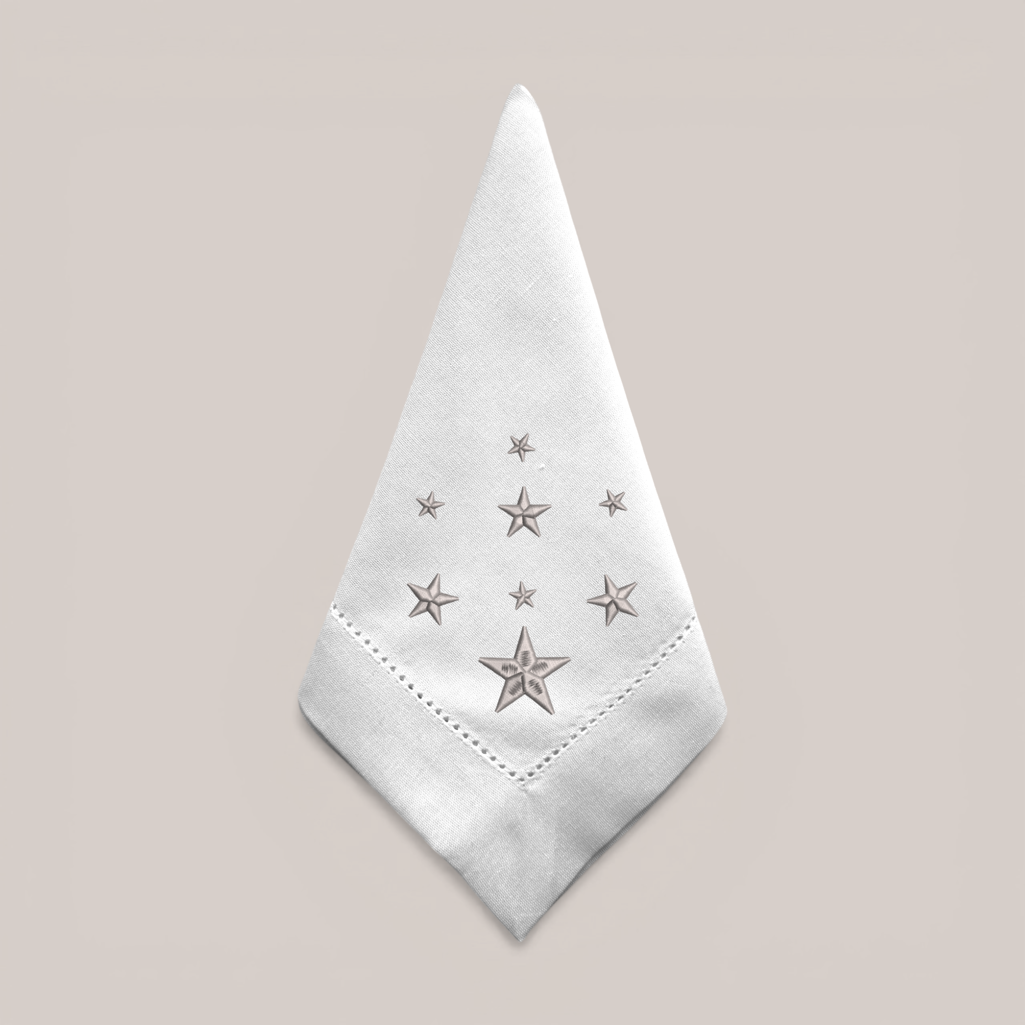 Guardanapo Bordado Estrelas