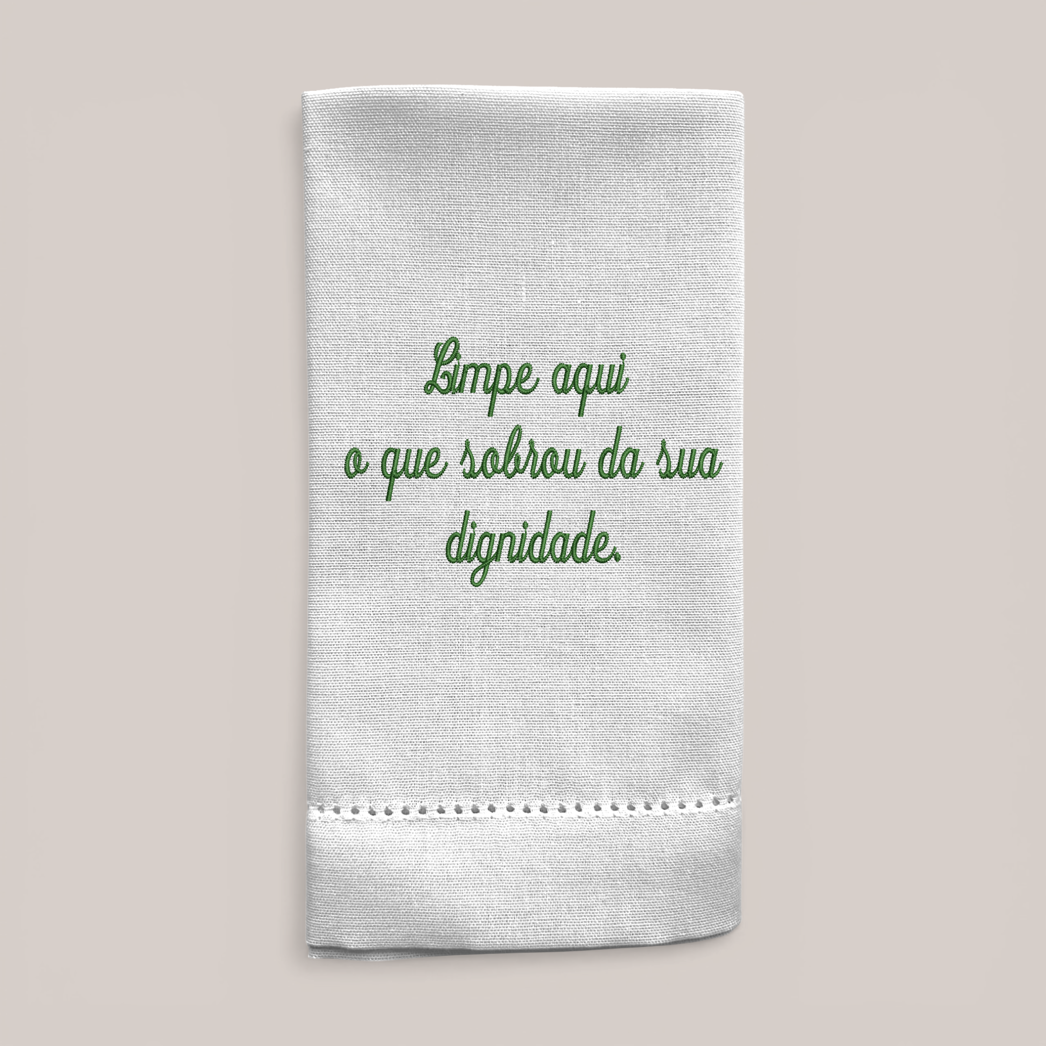 Guardanapo Bordado Dignidade