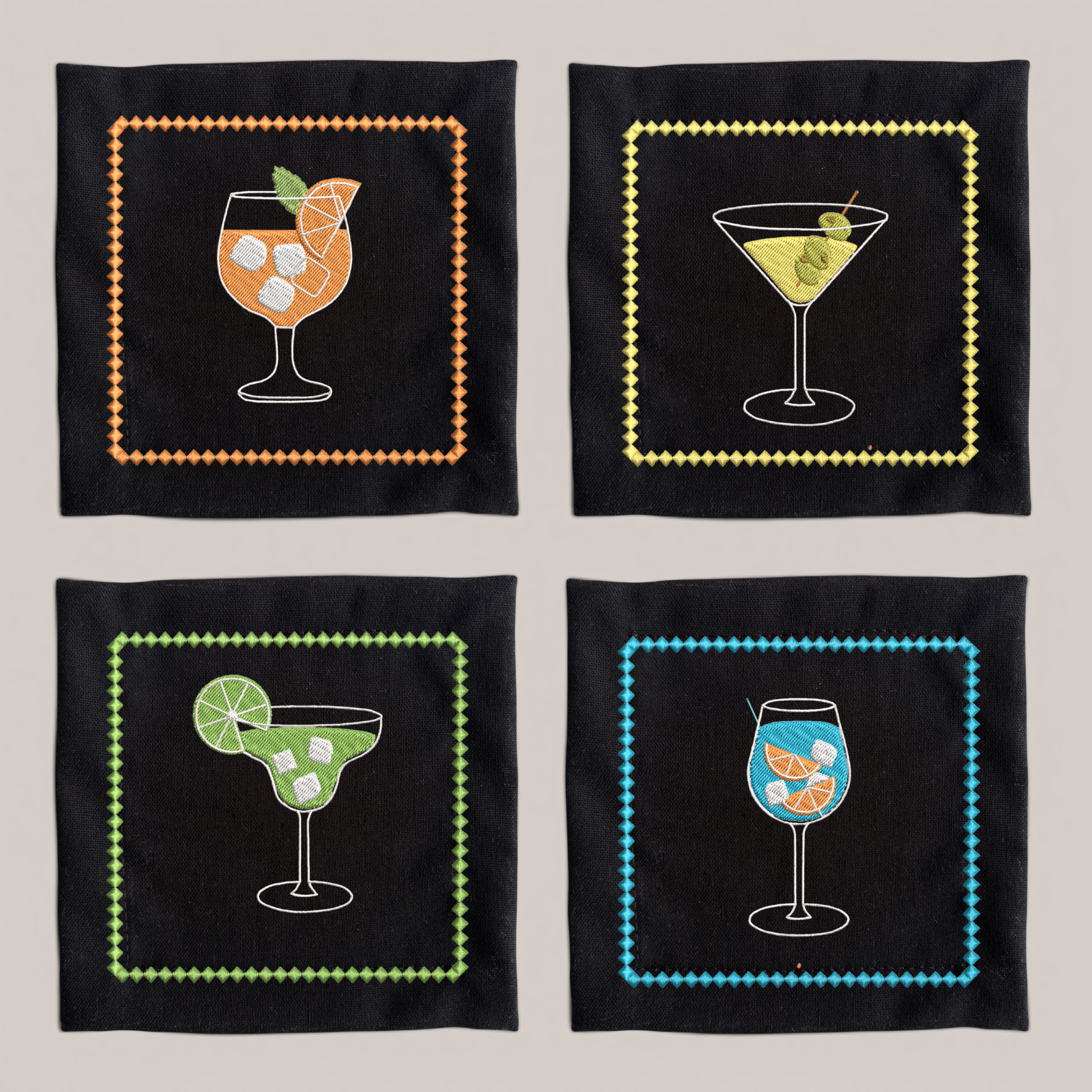 Guardanapo Coquetel Drinks