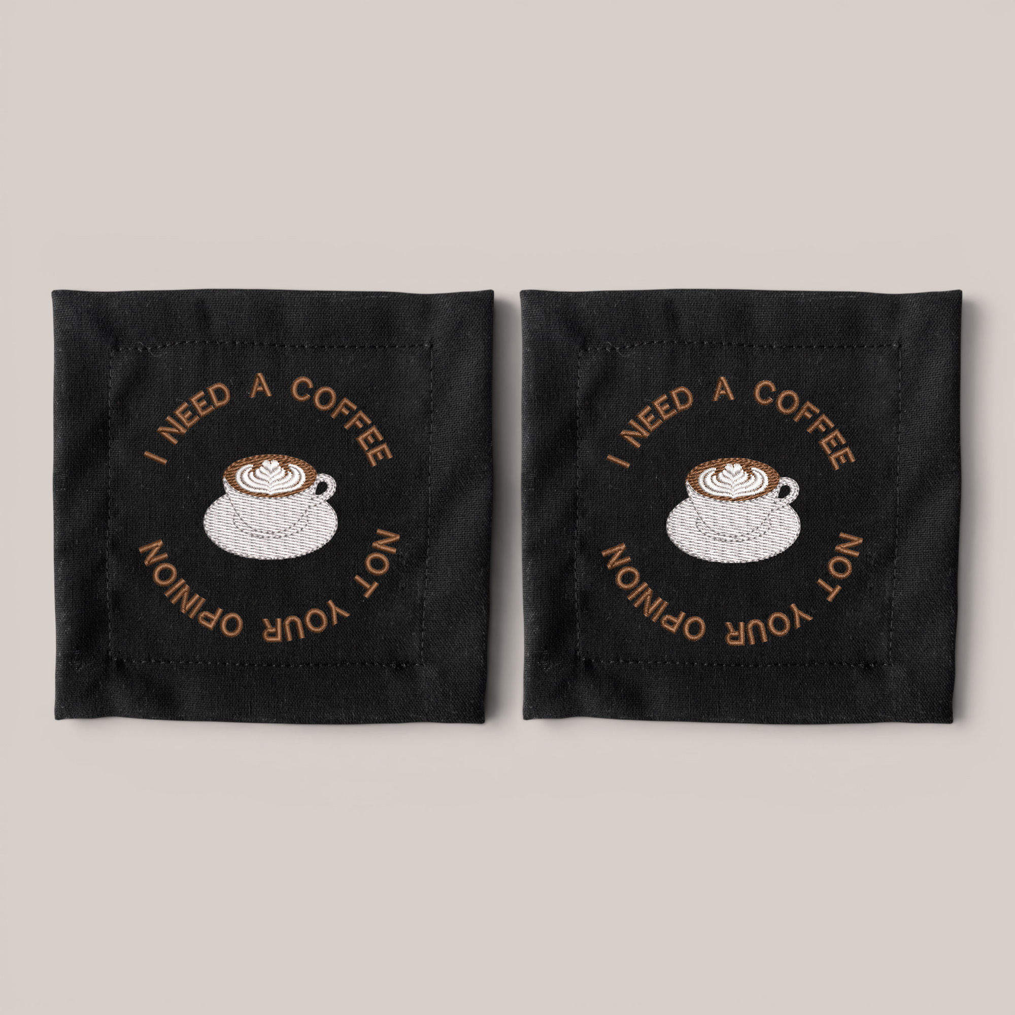 Guardanapo Coquetel I need a coffee