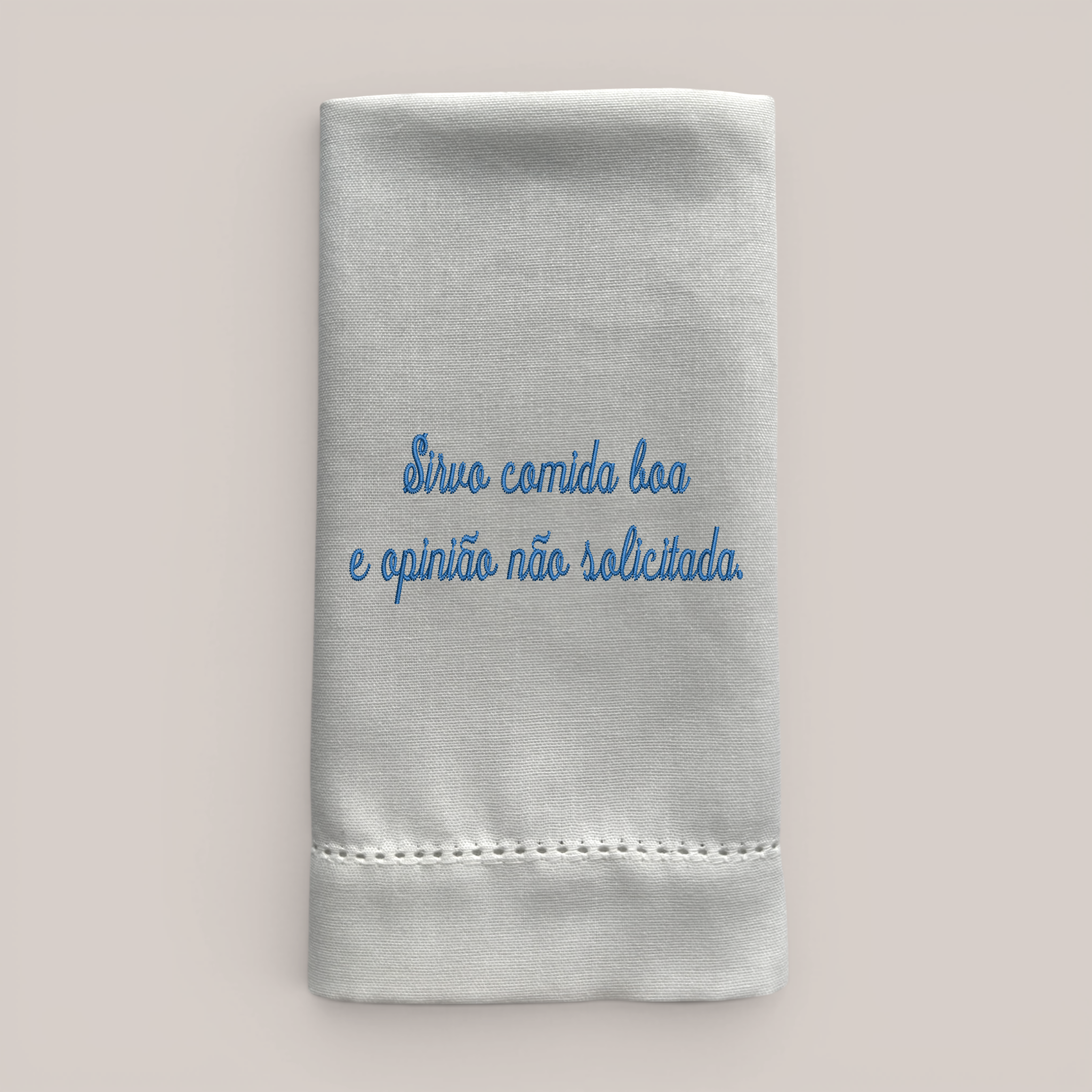 Guardanapo Bordado Sirvo