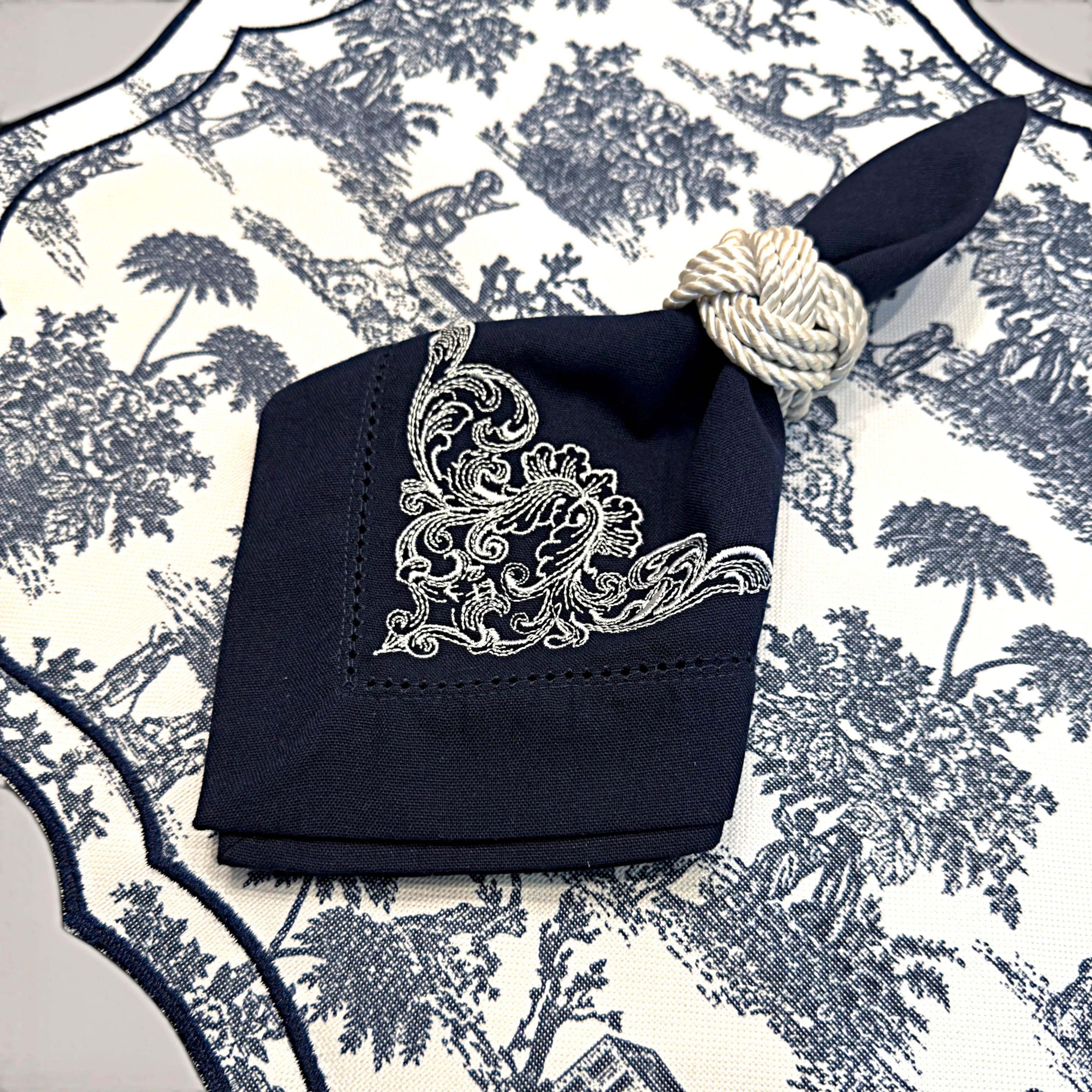 Kit Completo Toile de Jouy II 2 ou 4 Lugares