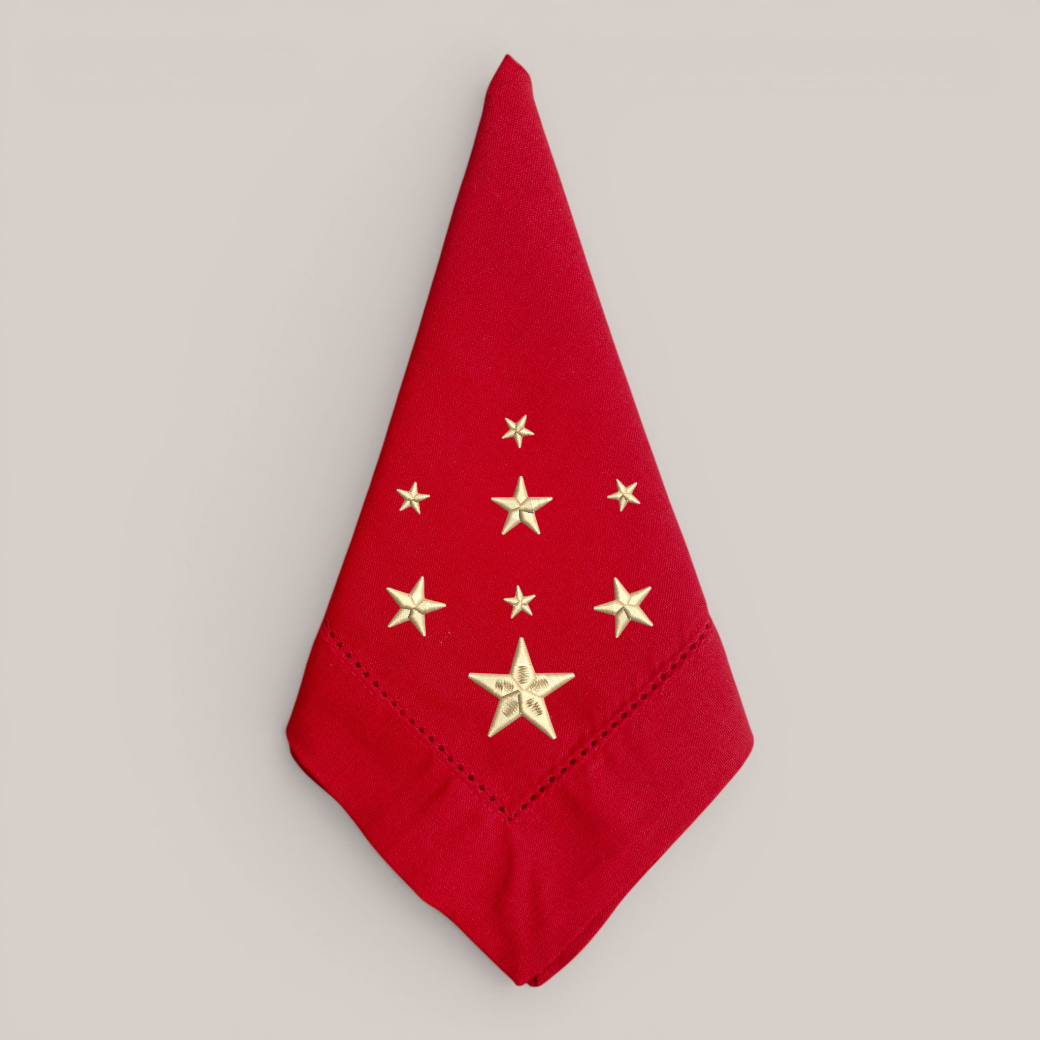 Guardanapo Bordado Estrelas
