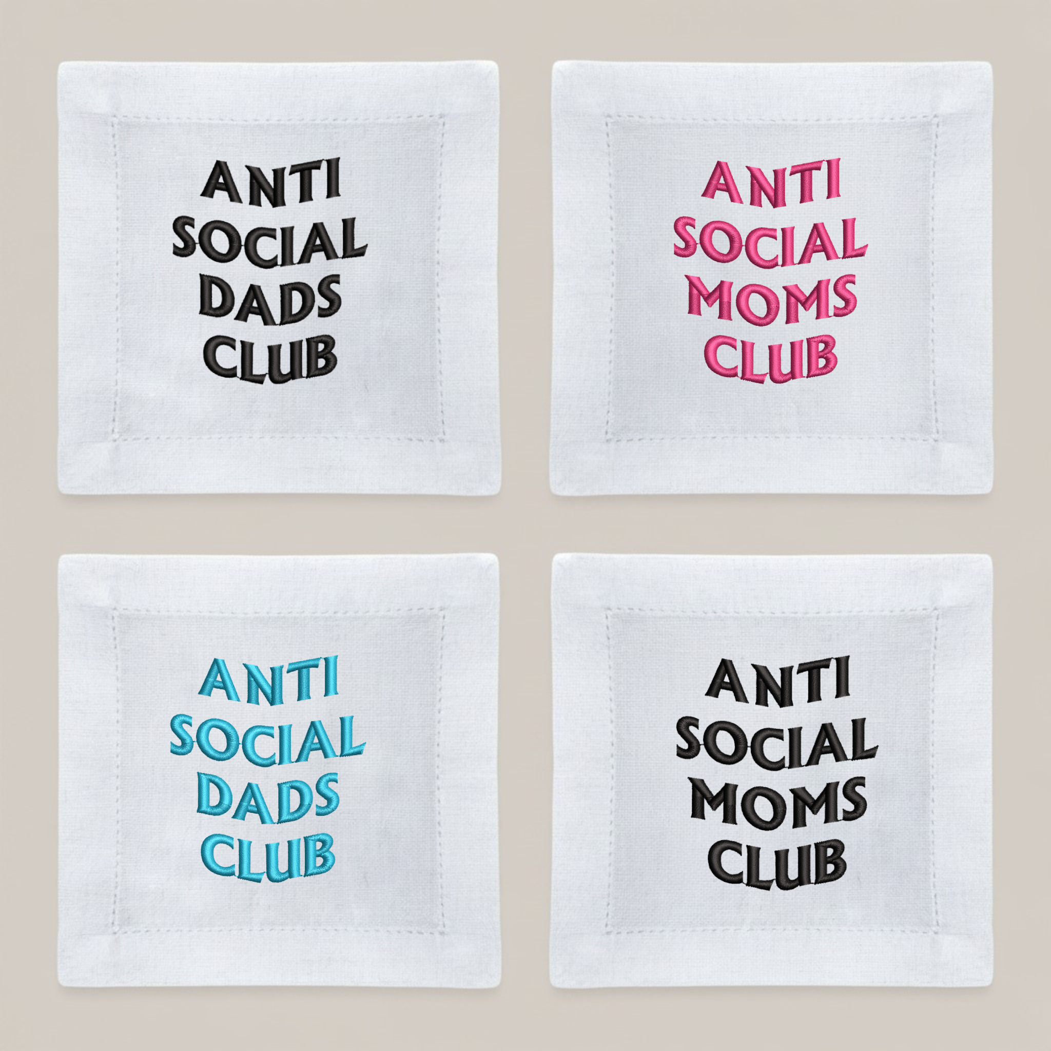 Guardanapo Coquetel Anti Social Club Parents