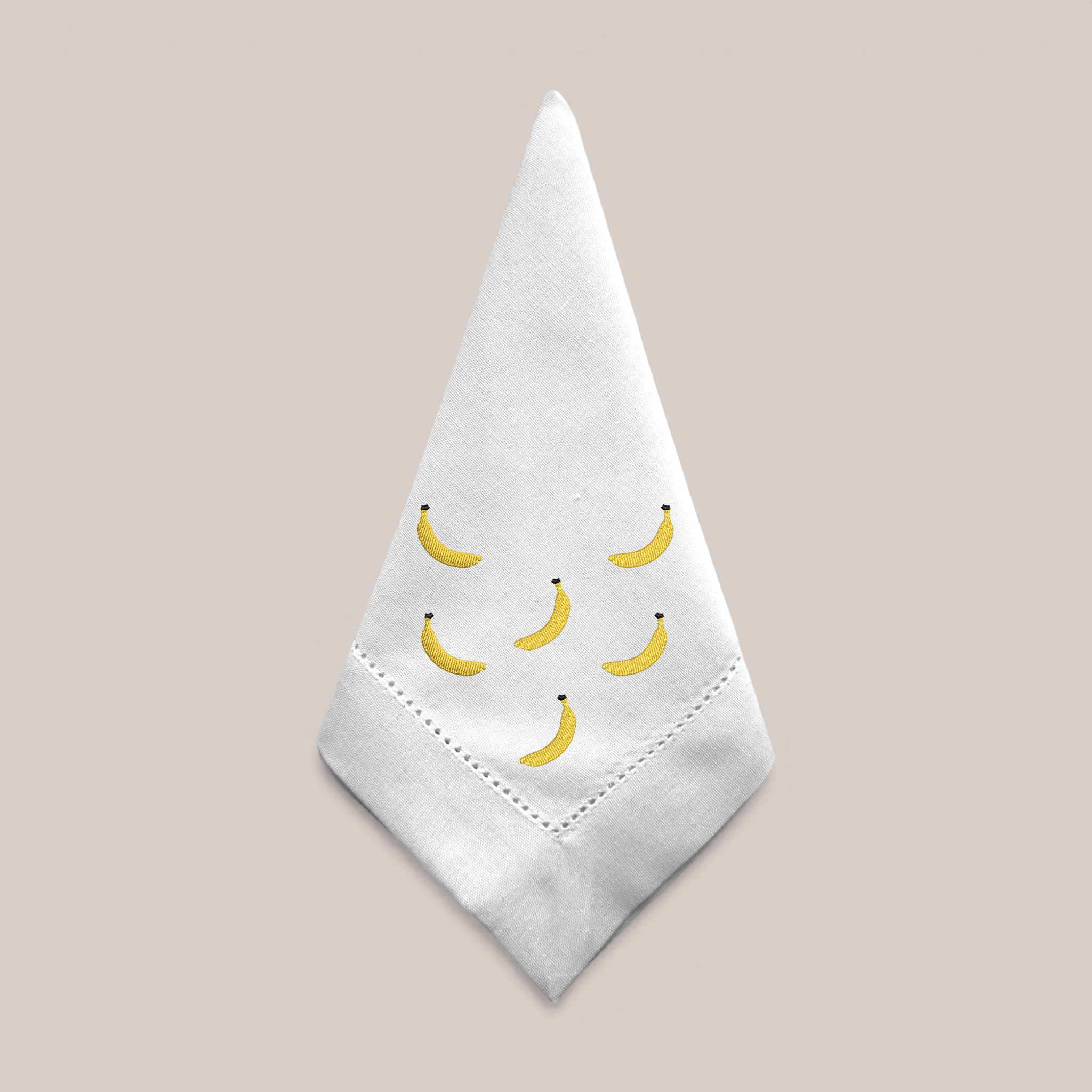 Guardanapo Bordado Banana