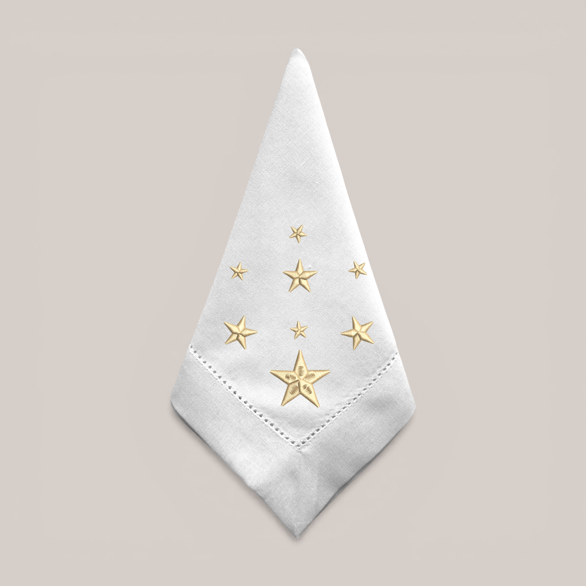 Guardanapo Bordado Estrelas