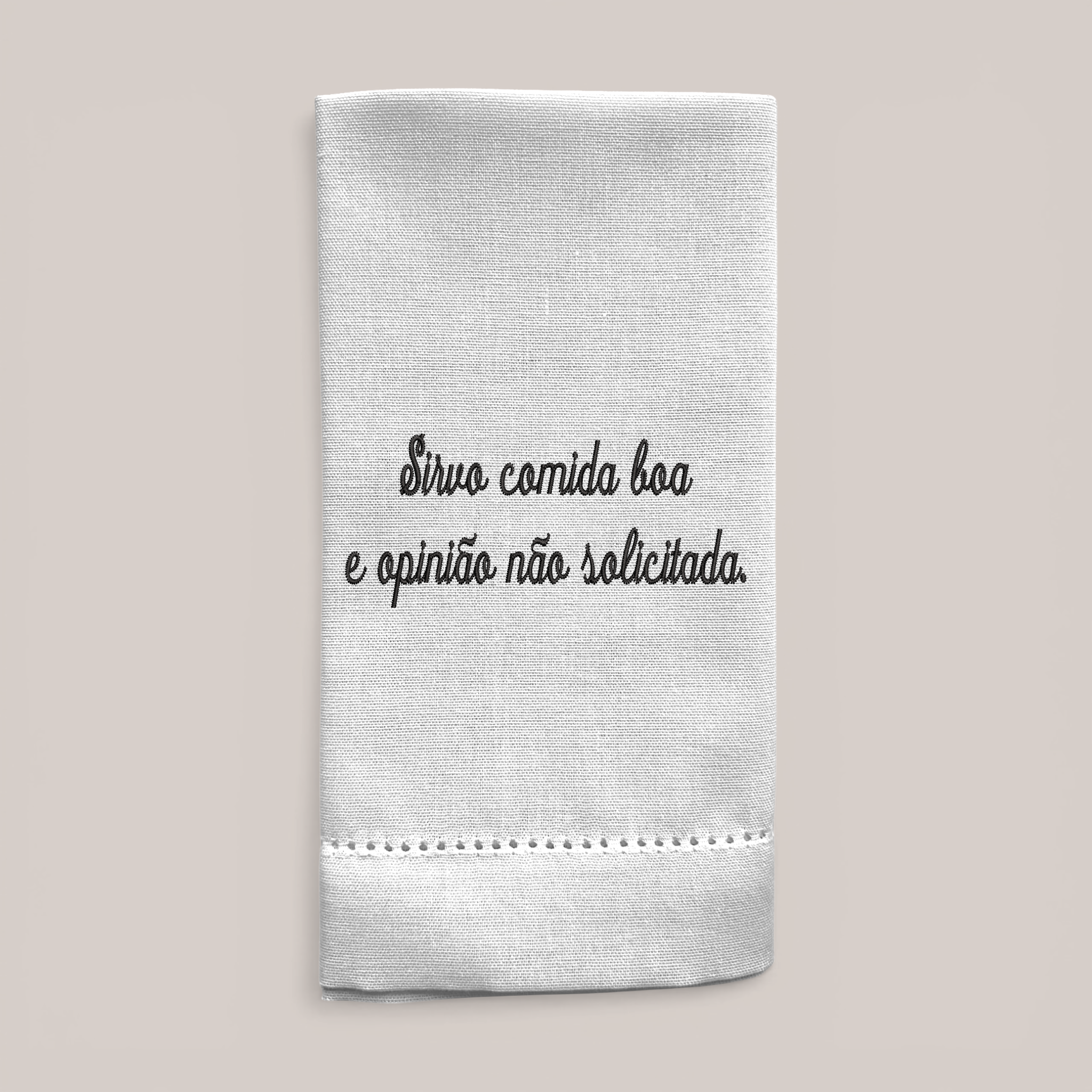 Guardanapo Bordado Sirvo