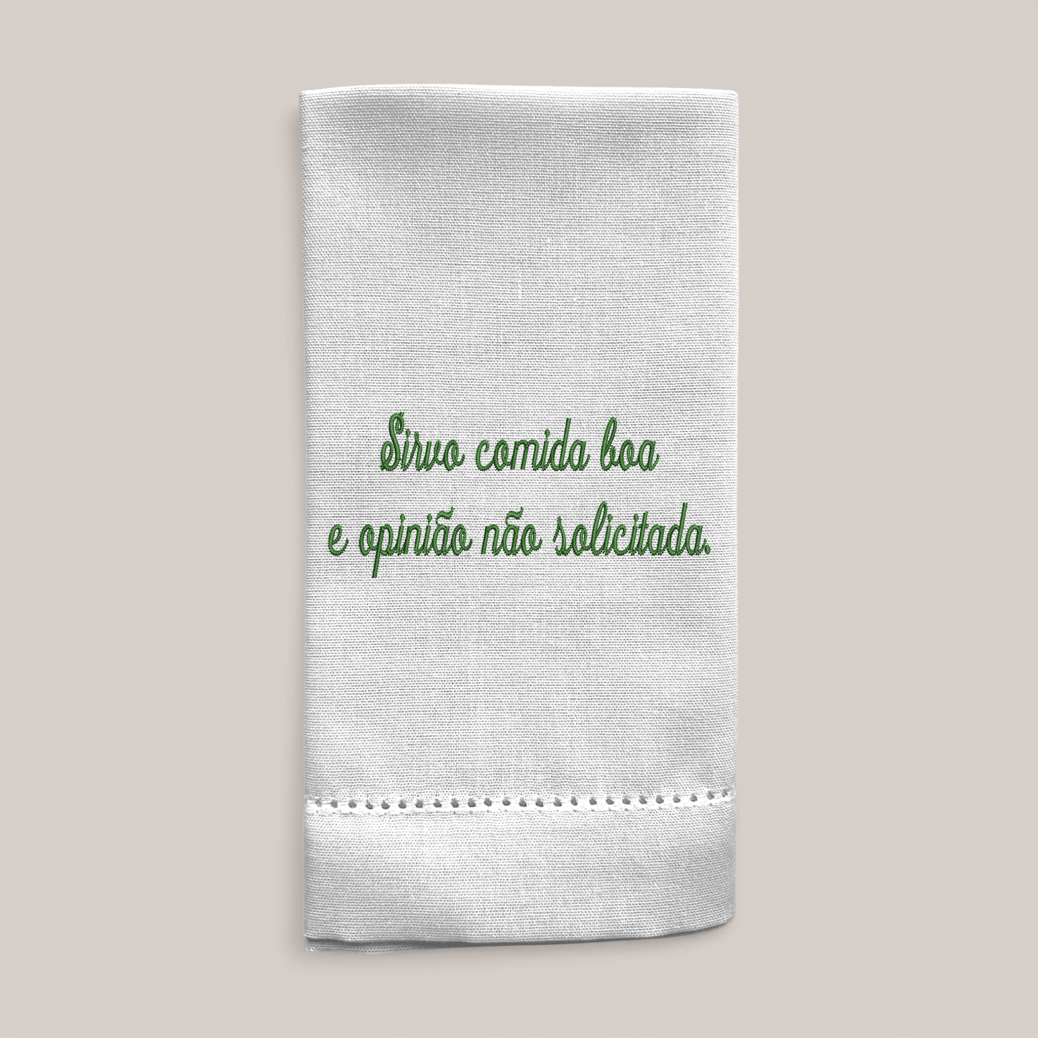 Guardanapo Bordado Sirvo