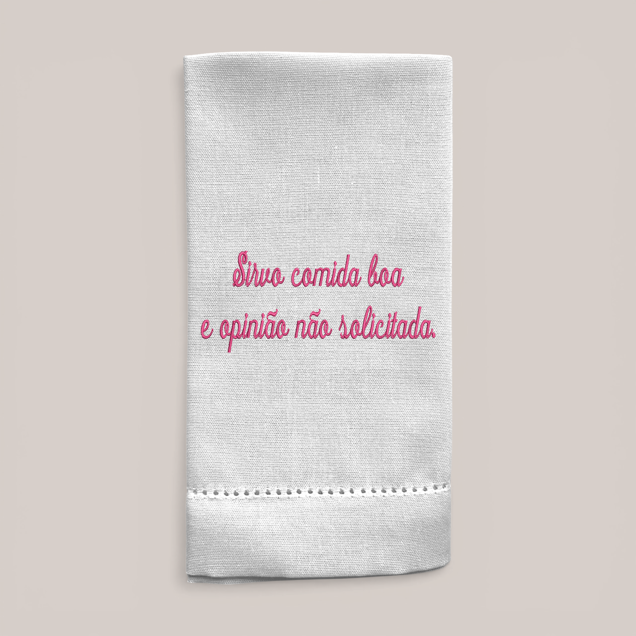 Guardanapo Bordado Sirvo