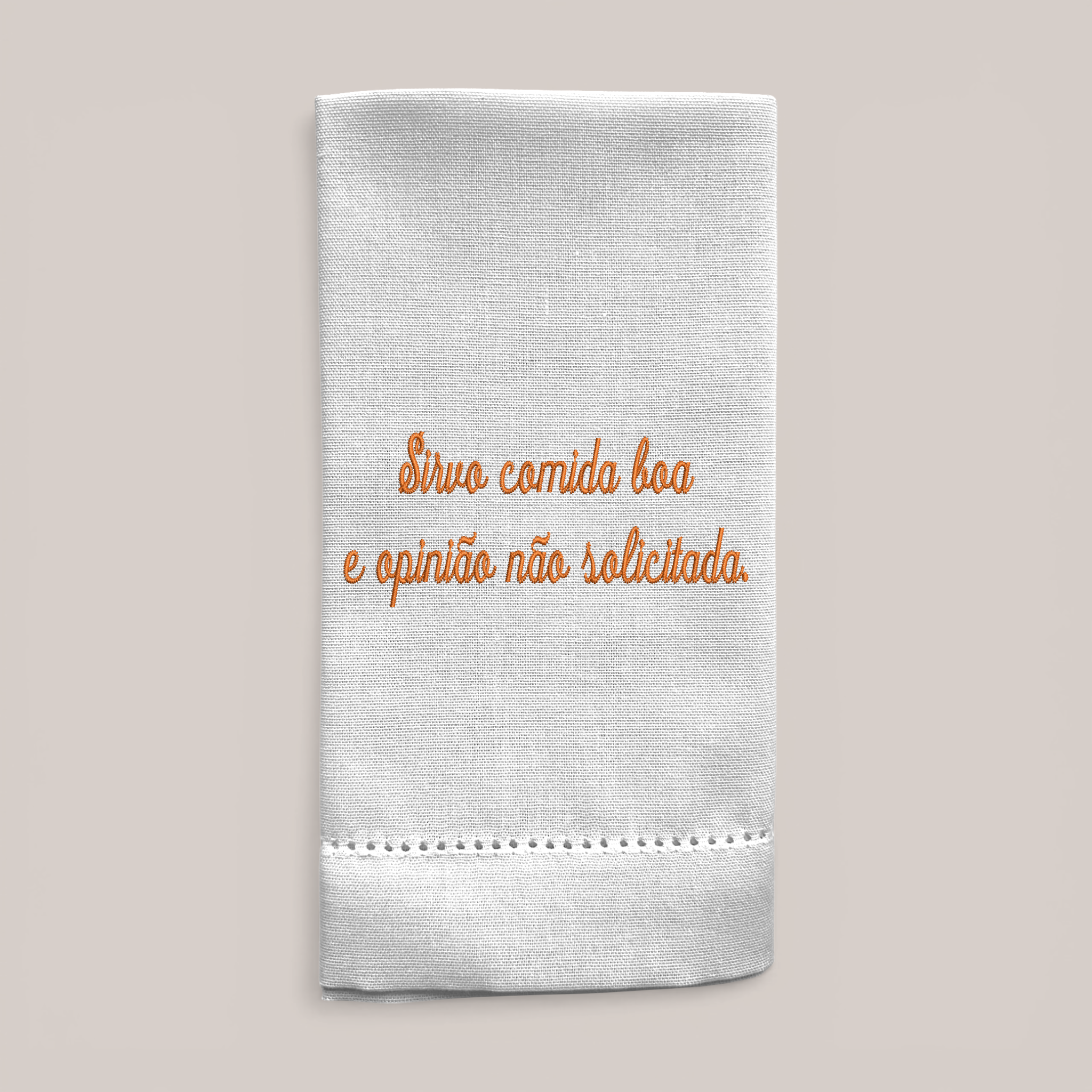 Guardanapo Bordado Sirvo