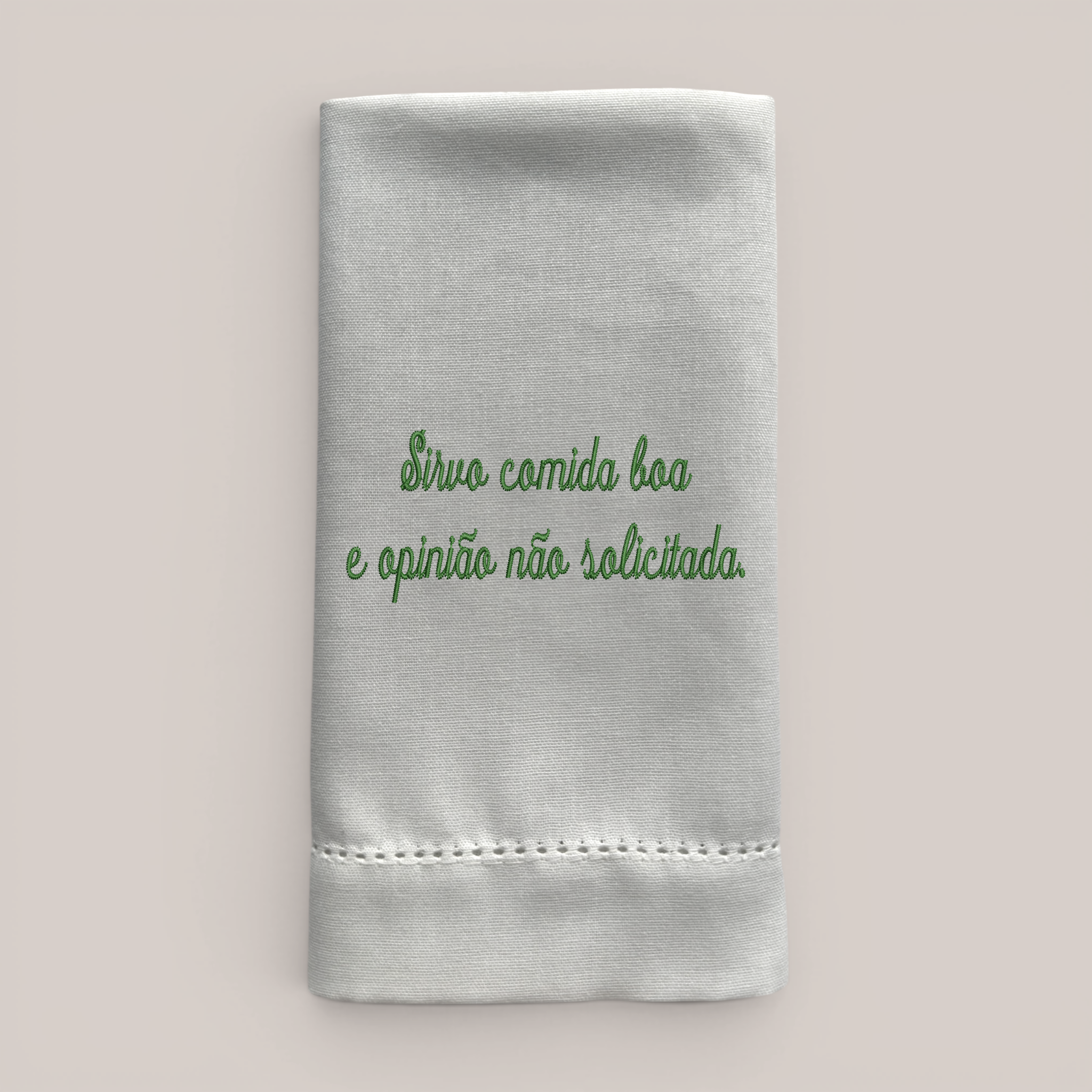 Guardanapo Bordado Sirvo