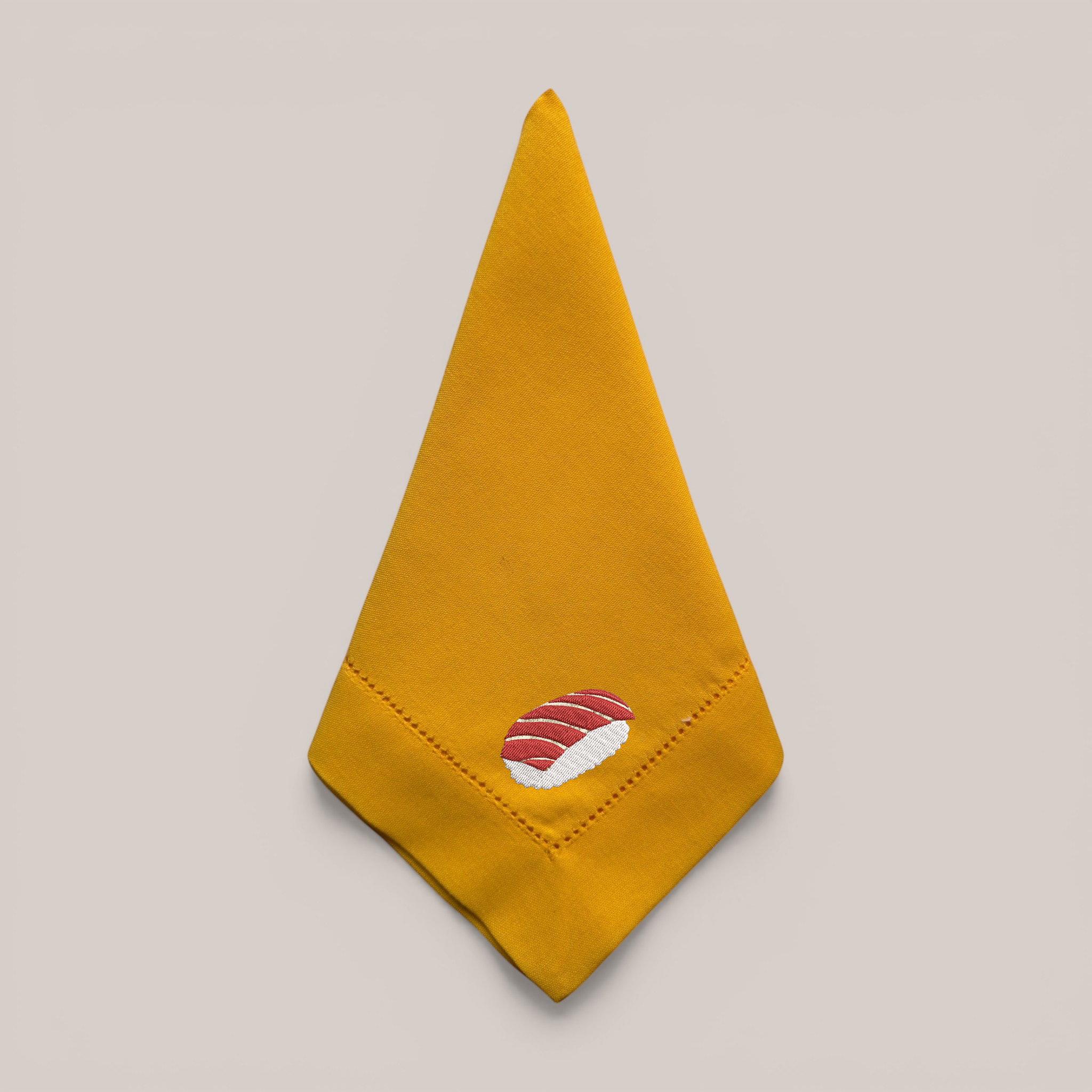 Guardanapo Bordado Sushi Atum
