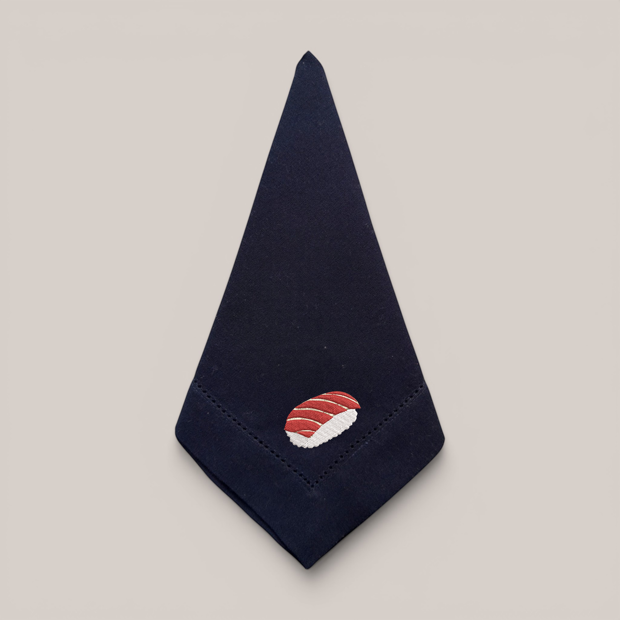 Guardanapo Bordado Sushi Atum