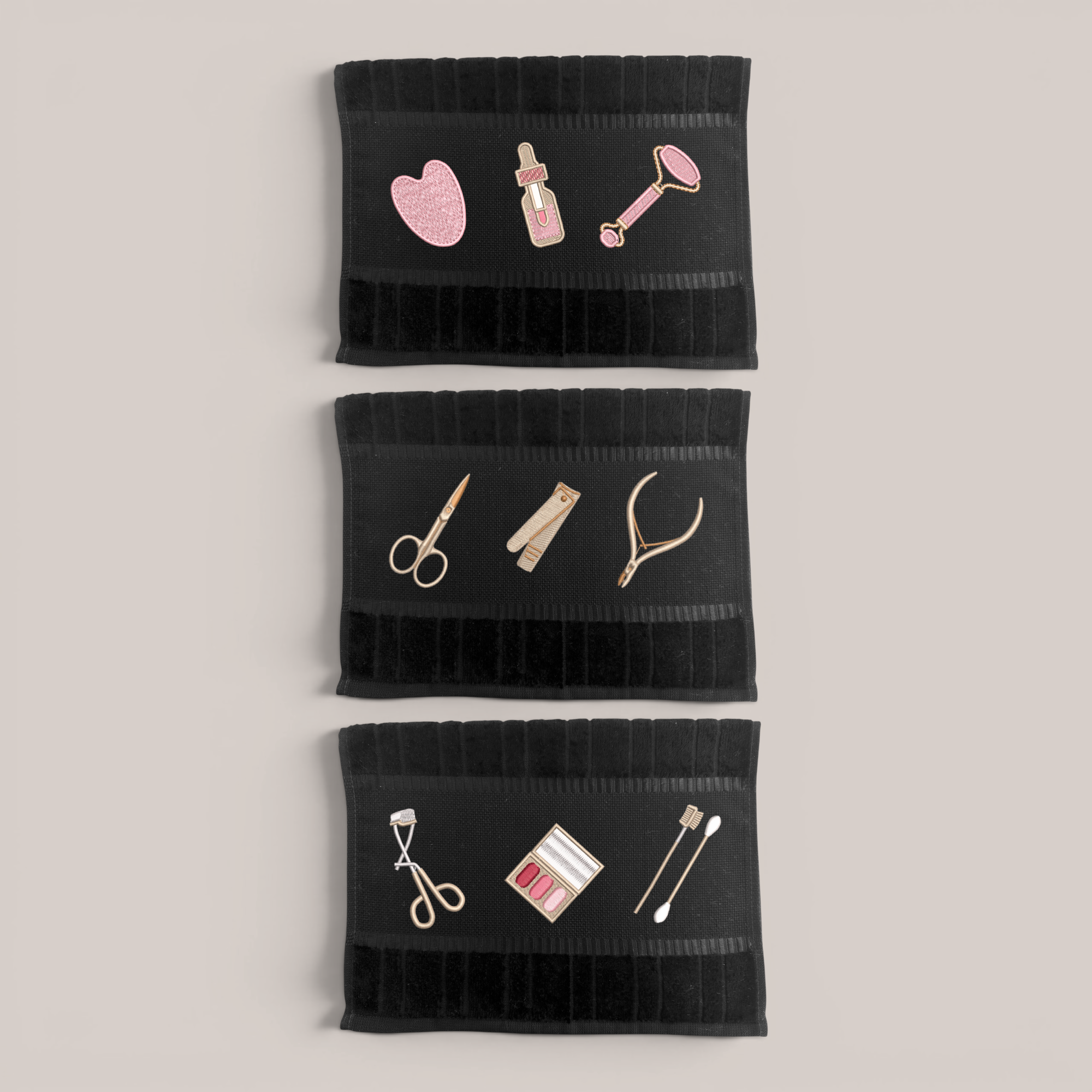 Kit Toalha Bordada Selfcare