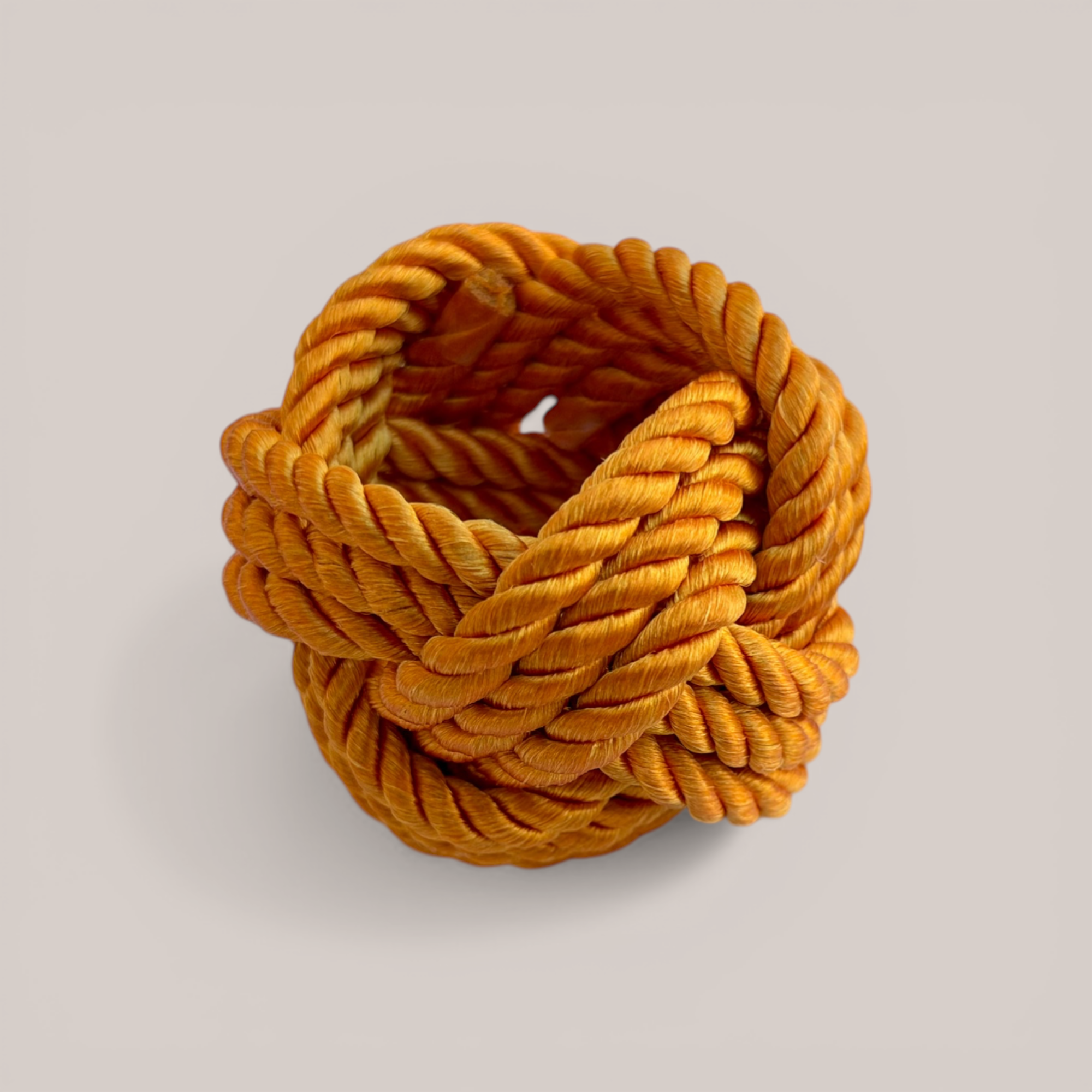 Porta Guardanapo Trançado Amarelo