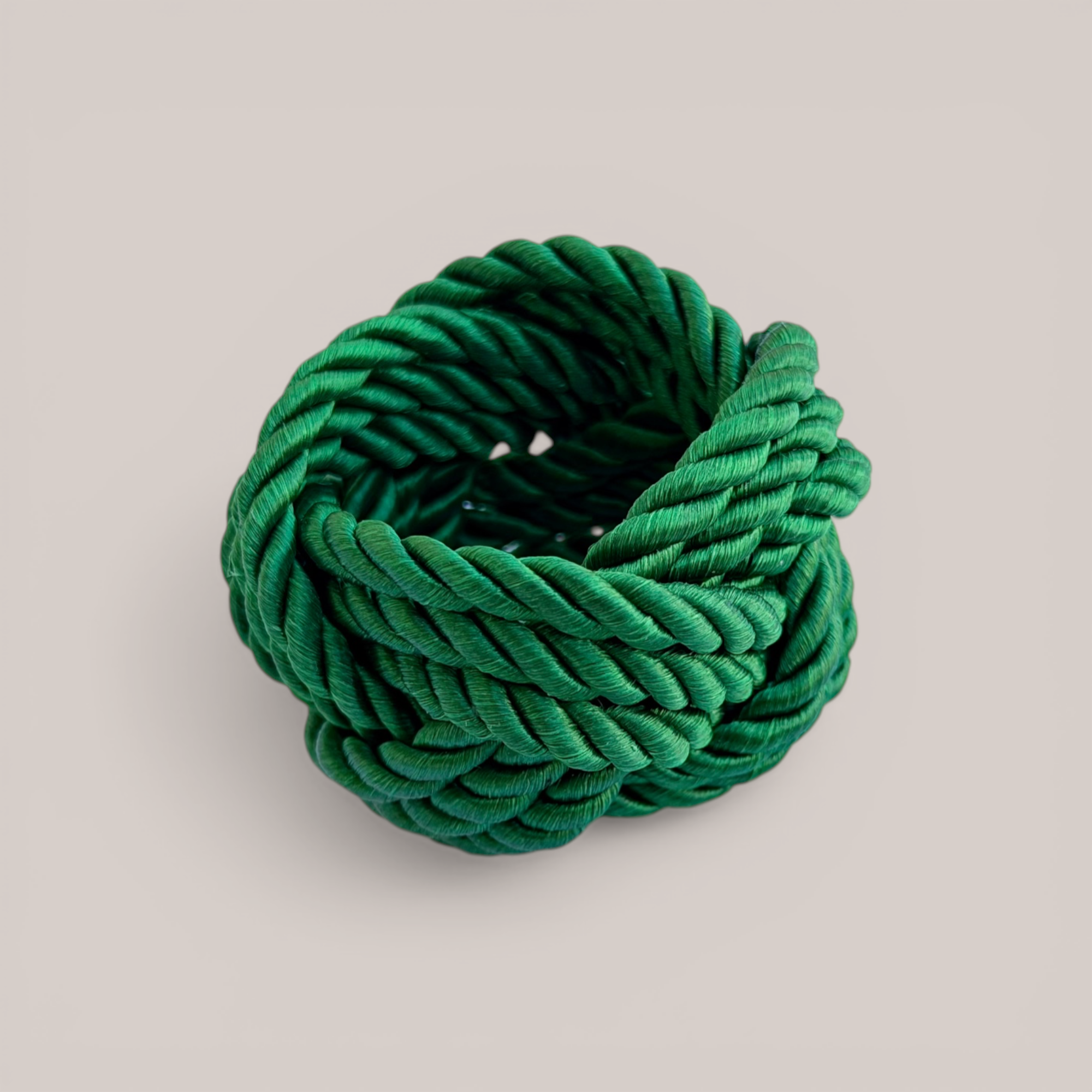 Porta Guardanapo Trançado Verde